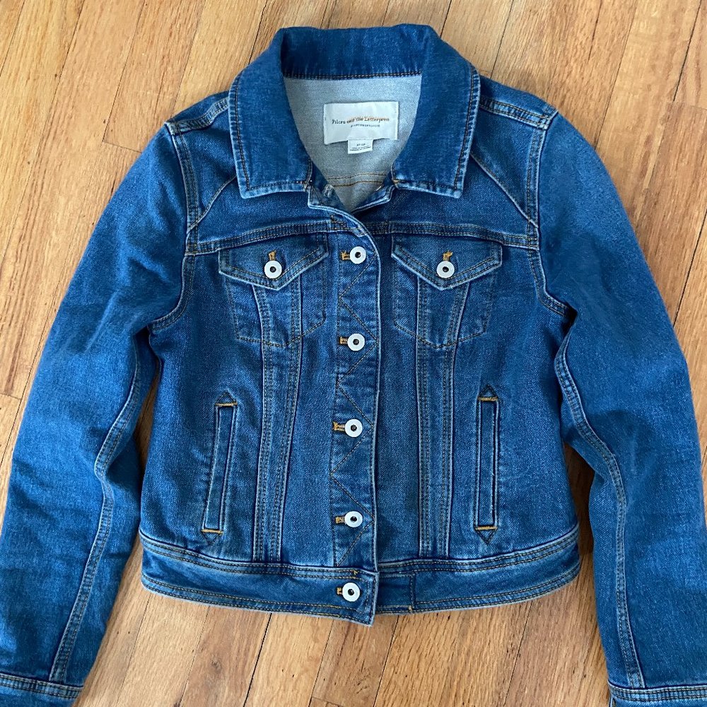 Anthropologie Petite Small Denim Jacket